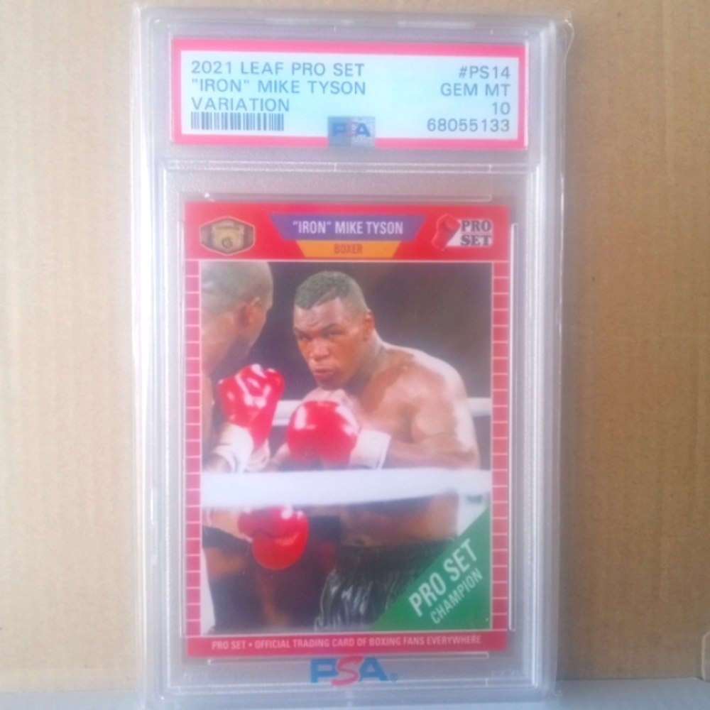 🥊🏆Mike Tyson "Leaf Variation "Iron" Mike Tyson Card" Slab🏆🥊